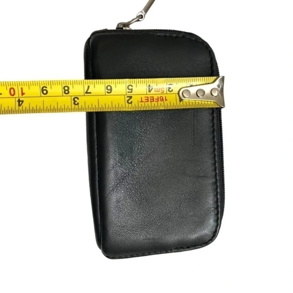 Hobo black zipper coin or makeup pouch bag